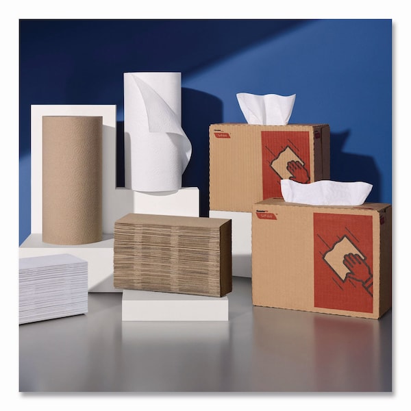 Cascades Pro Tuff-Job Spunlace Towels, White, Crumple Pack, 14 3/8 x 14, PK250 - W630