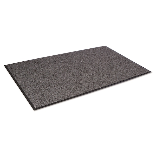 Crown Matting Technologies Cross-Over Indoor/Outdoor Wiper/Scraper Mat, Olefin/Poly, 48 x 72, Brown - CS 0046BR
