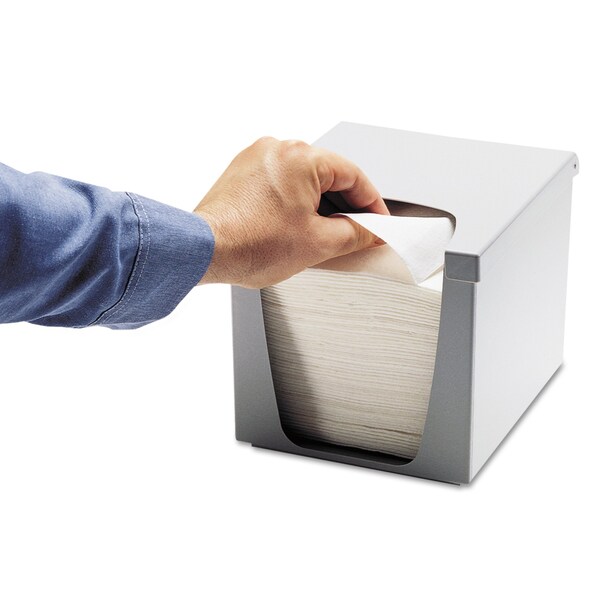 Kimberly-Clark Professional Quarterfold Wiper Dispenser, Plastic, 7.5 x 9 x 7.38, Gray, 6PK - 9107