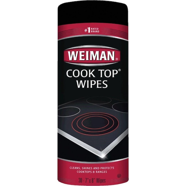 Weiman 7 In. x 8 In. Cook Top Cleaning Wipe, 30PK - 90