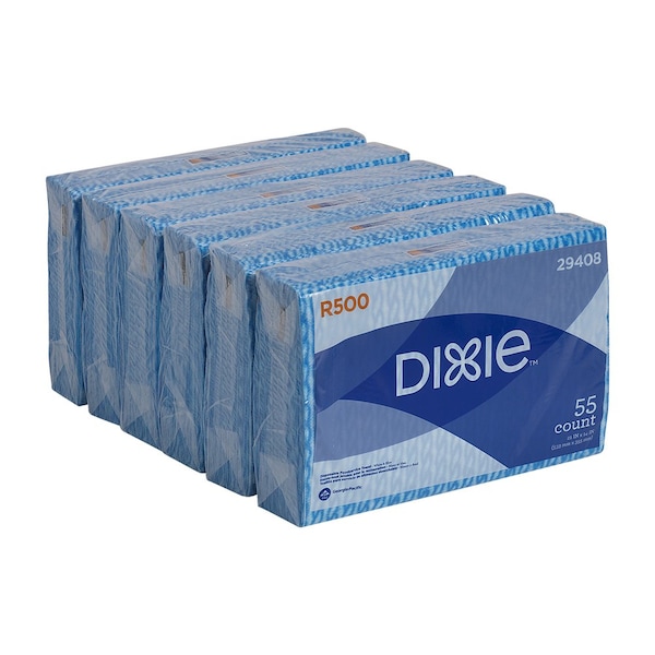 Georgia-Pacific Wiper Brawny Wipe 21" x 14", White/Blue - 29408