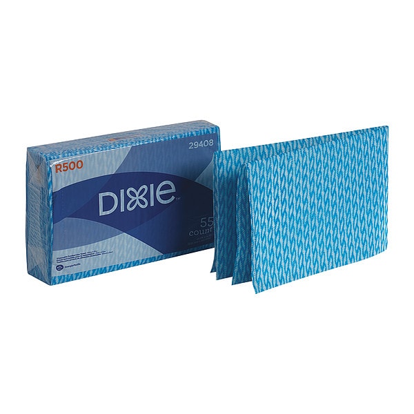 Georgia-Pacific Wiper Brawny Wipe 21" x 14", White/Blue - 29408