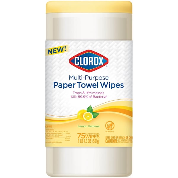 Clorox Clorox Lemon Verbena Scent Disinfecting Wipes 75 ct - 32578