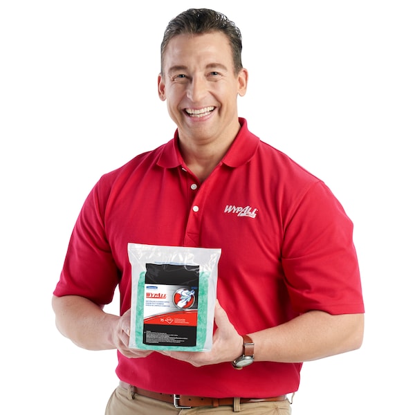 Wypall Wypall Waterless Industrial Cleaning Wipes (91367), Heavy Duty Moist Wipers - 91367