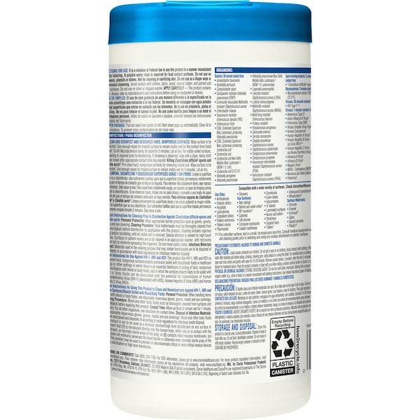 Clorox Germicidal Disinfecting Wipes, 6 Pack, 70 Wipes/ Pack - 35309