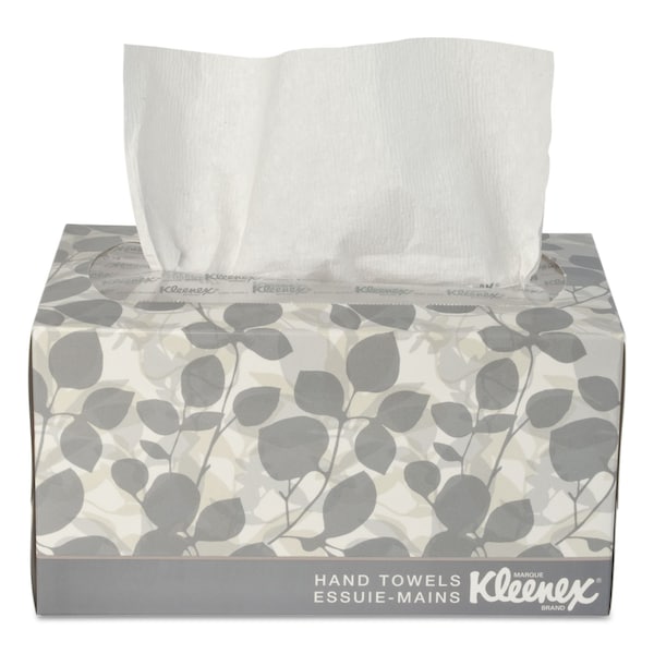 Kleenex Hand Towels, POP-UP Box, Cloth, 9 x 10 1/2, PK120 - 01701