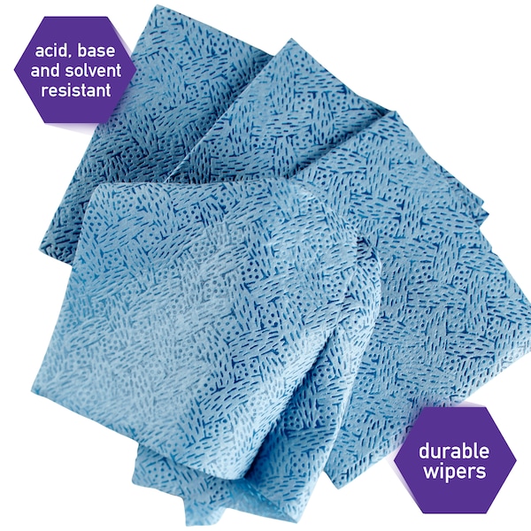 Kimberly-Clark Professional WypAll Oil, Grease & Ink Cloths (33241), Jumbo Roll, Lint-Free, Blue 717 Sheets/Roll, 1 Roll/Case - 33241