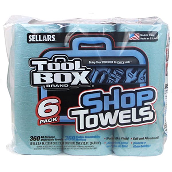Sellars 5441602 Blue Shop Towel - SE574660