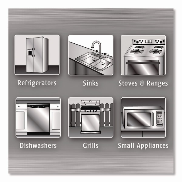 Weiman Stainless Steel Wipes, 7 x 8, 30/Canister, PK4 - 92CT