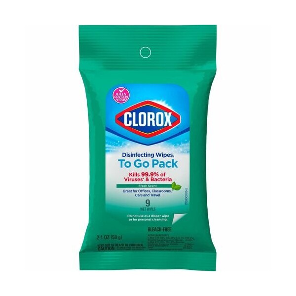 Clorox To-Go Wipes, Clorox, Fresh Scent, WE - CLO60133