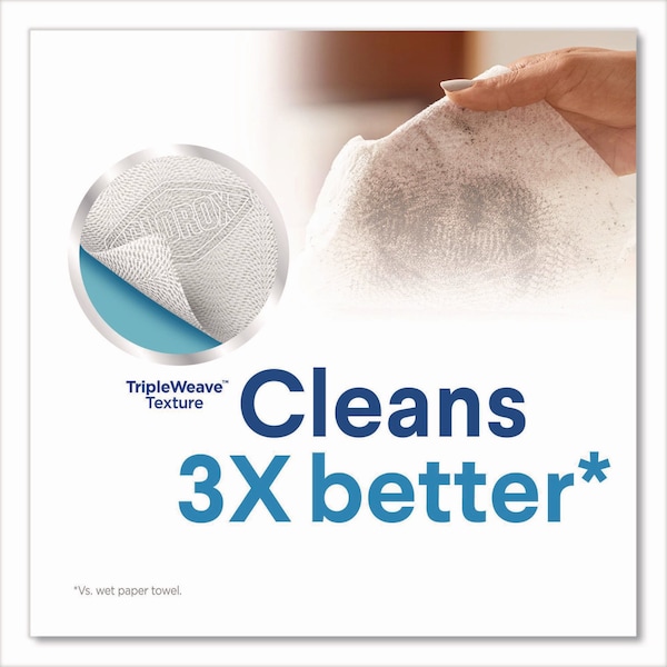 Clorox Disinfecting Wipes, 7 x 7.75, Crisp Lemon, 75/Canister, 6PK - 01628