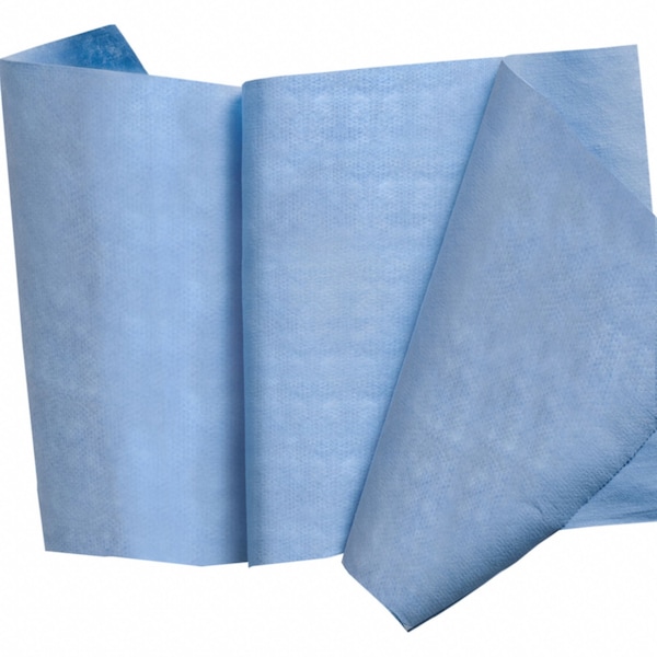 Kimberly-Clark Professional WypAll Power Clean X90 Ultra Duty Cloths (12889), Wipes Jumbo Roll, Blue Denim, 1 Roll /Case - 12889