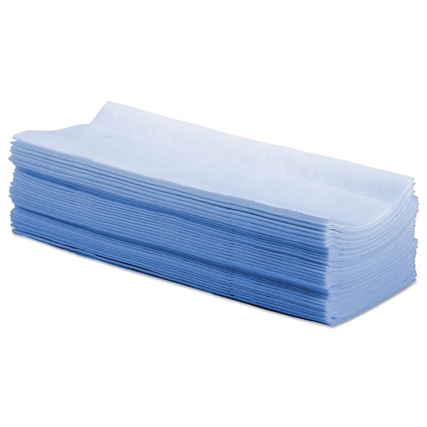 Boardwalk Hydrospun Wipers, 9 x 16.75, Blue, 100 Wipes, PK10 - BWKP070IDB