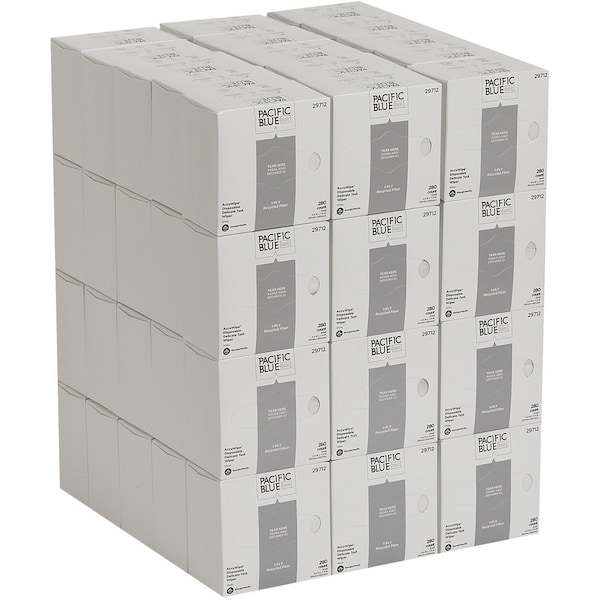 Georgia-Pacific Delicate Task Wipes, 8-1/4" x 4-1/2", 60 Pack, 280 Wipes/ Pack - 29712