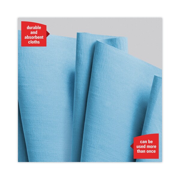Wypall X70 Cloths, Jumbo Roll, 12 1/2 x 13 2/5, Blue, PK870 - KCC 41611