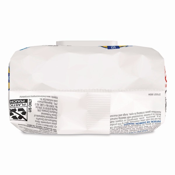 Clorox Bleach Germicidal Wipes, 6.75 x 9, Unscented, 100 Wipes, 6PK - 32621