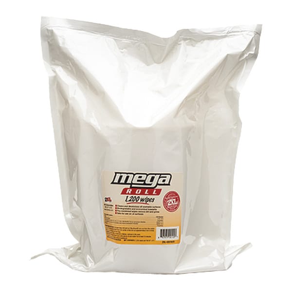 2Xl Cleaning Wipes, 12 1/2"x11", 1,200 ct, PK2 - 2XL420