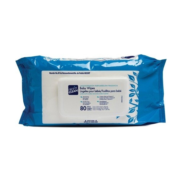 Pdi Hc Baby Wipes, Unscented, Latex-Free, 6.6inx7.9in, BE, 80PK - PDIM233XT