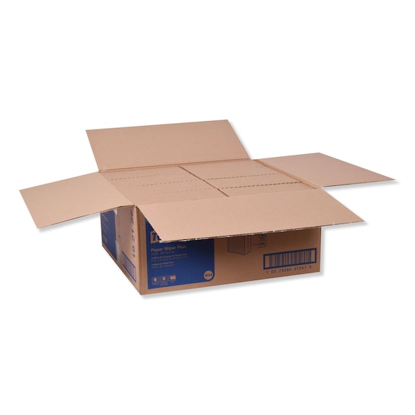 Tork Tork Paper Wiper Plus White W24, Pop-Up Box, 8 x 100 Sheets, 192127 - 192127