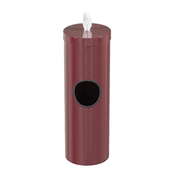 Glaro Gym Wipe Dispenser/Receptacle, Removable - F1028-BY