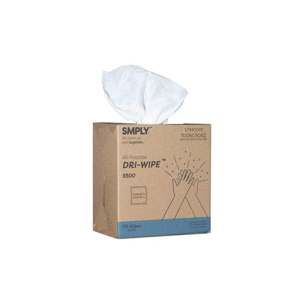Smply Dri-Wipe S500 Extended Use Wipers - S500-X176