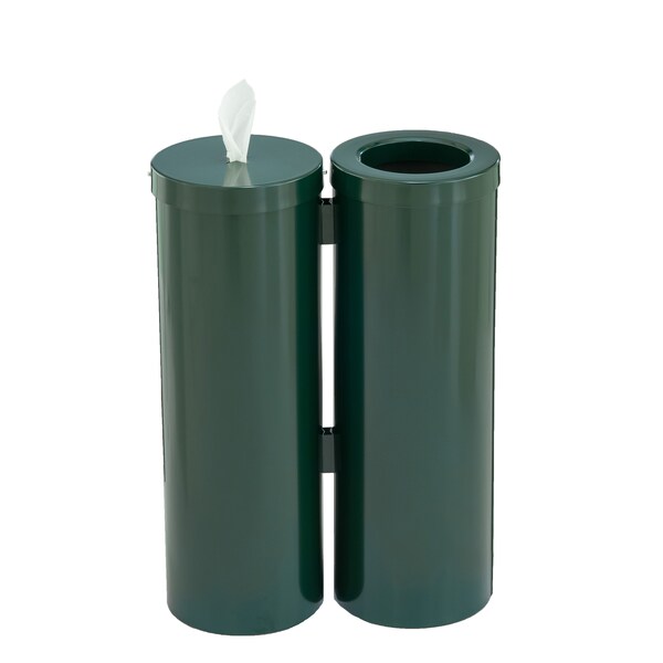 Glaro Gym Wipes Station, Dispenser/Receptacle, G - WD1030-HG