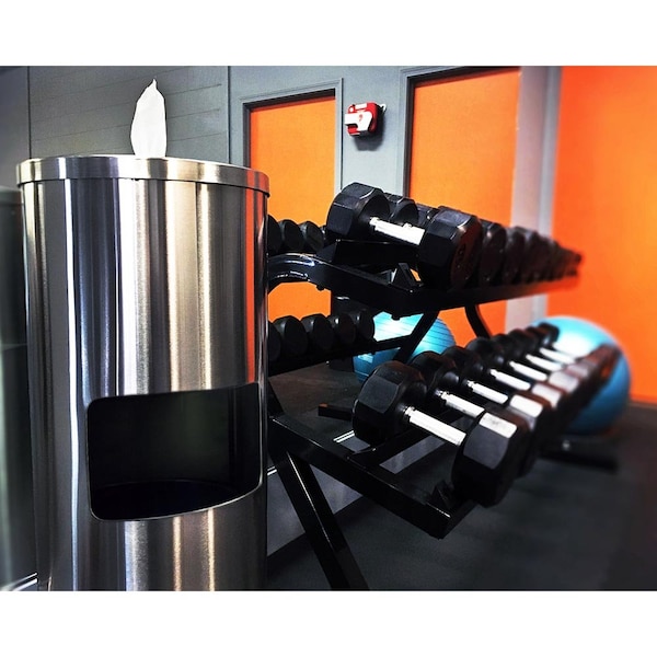 Zogics Wipes Dispenser, Stainless Steel Floor Dispenser - Z650