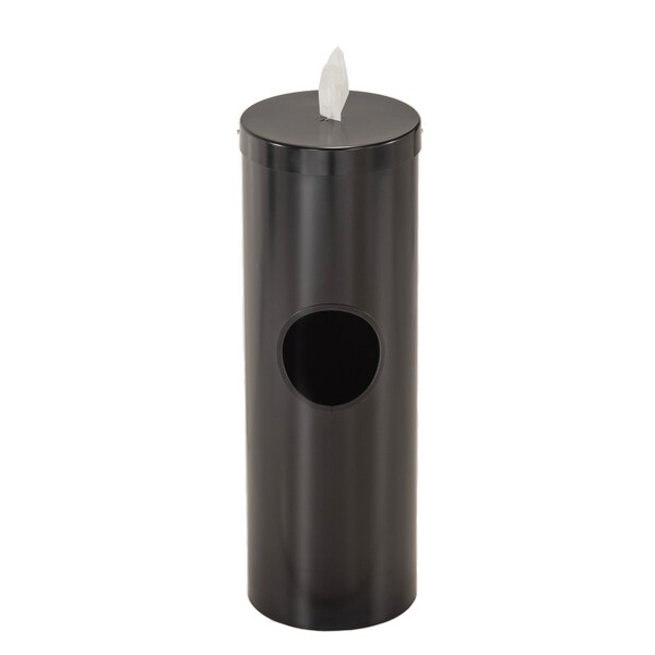 Glaro Gym Wipe Dispenser/Receptacle, Removable - F1028-BK