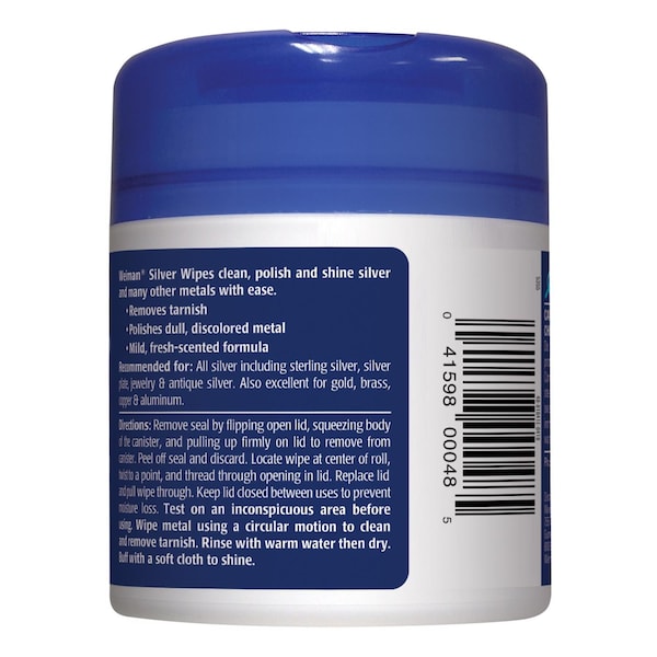 Weiman Products Weiman Mild Scent Silver Polish 20 wipes Wipes - 48