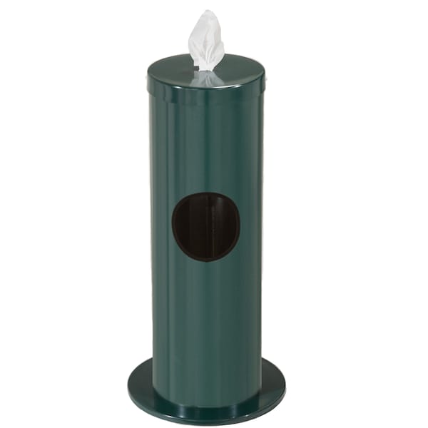 Glaro Gym Wipe Dispenser/Receptacle, Removable - F1029-HG