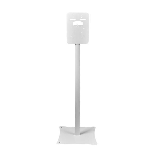 Touch Point Wipes TP Pole Stand for Wall Mount Wipes Dispensers, 16 in.x16 in. Steel Base, 52 in. Tall Pole - C9STN-CS