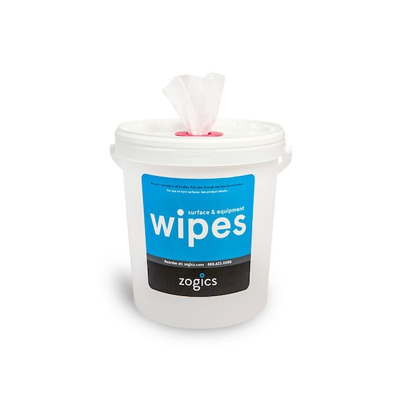 Zogics Wipes Bucket Dispenser and Wipes Refill, Z700-Bucket Plain Bucket, 700 Wipes Per Pack Refill, 4 PK - Z700-BUCKET-Z800-4