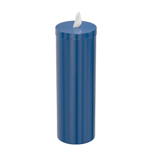 Glaro Gym Wipe Dispenser/Storage, Baseless, Blue - F1026-BL