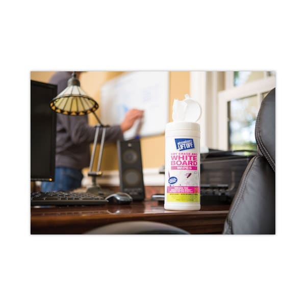 Lift-Off Dry Erase Cleaner Wipes, 7 x 12, 40/Canister - 42703