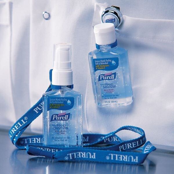 Purell Gear Retractable Clip For 2oz Hand Sanitizer Bottles, PK24 - 9608-24