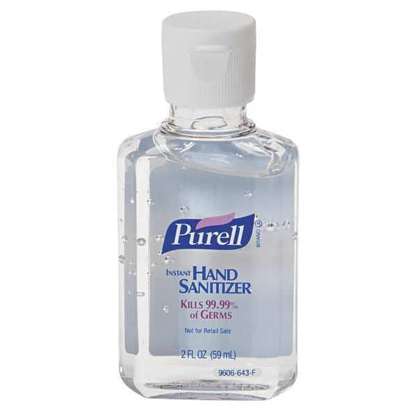 Purell Gear Retractable Clip For 2oz Hand Sanitizer Bottles, PK24 - 9608-24
