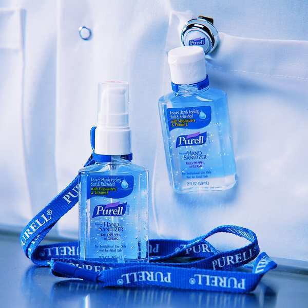 Purell Gear Retractable Clip For 2oz Hand Sanitizer Bottles, PK24 - 9608-24