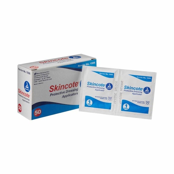 Skincote Skin Barrier Wipe 70% Strength Isopropyl Alcohol Individual Packet NonSterile, 1000PK - 1506