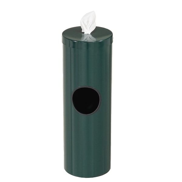 Glaro Gym Wipe Dispenser/Receptacle, Removable - F1028-HG