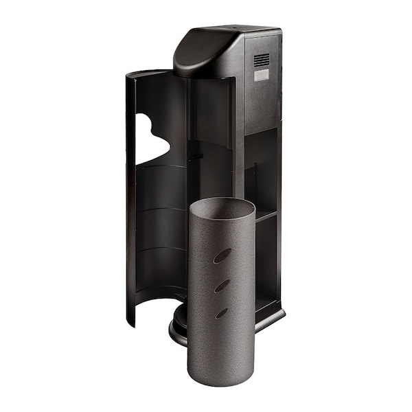 Zogics The Cleaning Station Wipes Dispenser and Hand Sanitizing Station, Black, No Dispenser - TCS-B