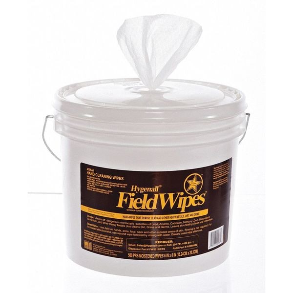 Hygenall Toxic Metal Removing Wipes, Bucket, PK2 - FW501NRTB