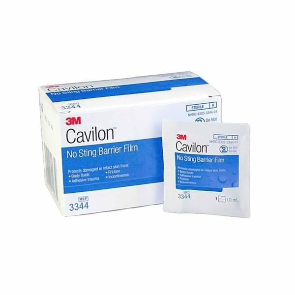 3M Cavilon No Sting Skin Barrier Wipe 35 to 65% Strength Individual Packet Sterile, 1.0ML, 30PK - 3344