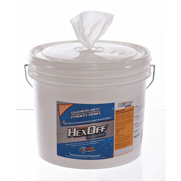 Hygenall Heavy Metal Removing Wipes, Bucket, PK2 - HX902NRTB