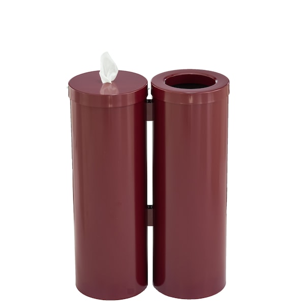 Glaro Gym Wipes Station, Dispenser/Receptacle, B - WD1030-BY