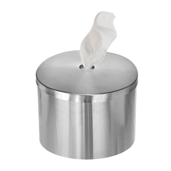 Gritt Commercial Stainless Steel Gym Wipe Dispenser, Wall Mount Wet Wipe Dispenser - GRI510-W-NR
