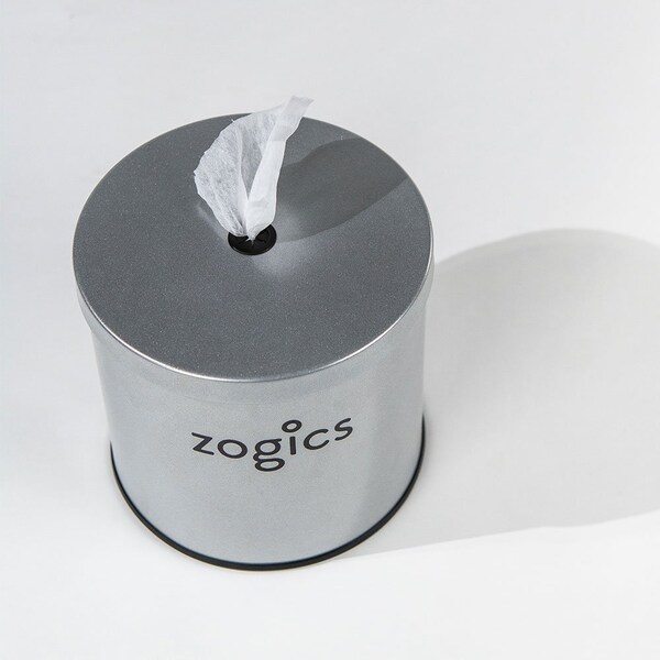 Zogics Tabletop Wipes Dispenser, Stainless Steel - Z460