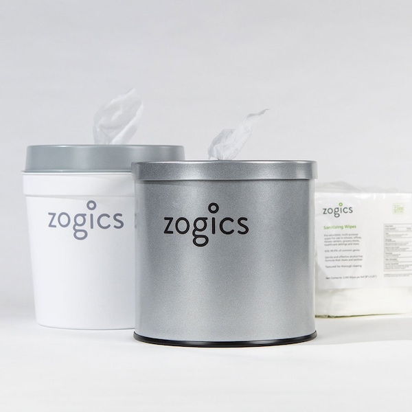 Zogics Tabletop Wipes Dispenser, Stainless Steel - Z460