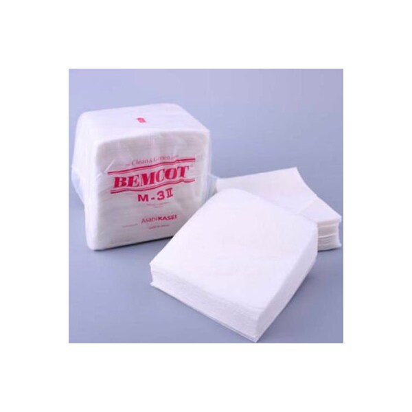 Transforming Technologies Bemcot Wiper M-3II Anti-Static Cleanroom Wipers, 10" x 10", 100/Pack, 30 Packs/Case- - WPBEMM-3II
