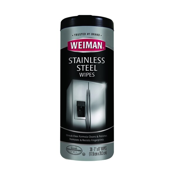 Weiman Weiman Fresh Clean Scent Stainless Steel Cleaner 30 pk Wipes - 92