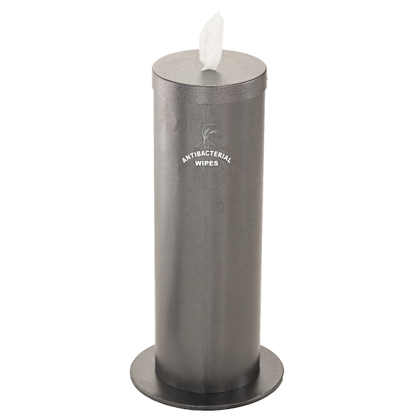 Glaro Gym Wipe Dispenser/Storage, Logo, Grey Vei - F1027-S-SV